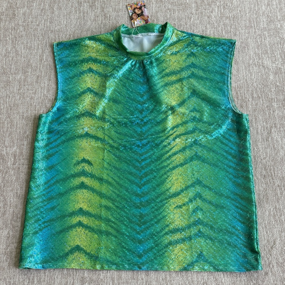 Men’s Oversized Dino Vest - Picture 2 of 7